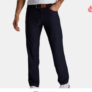 Brand new Foot Joy Performance 5-pocket navy pants, 38x34